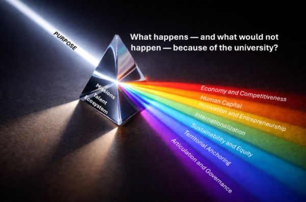 From purpose to seven vectors of transformation